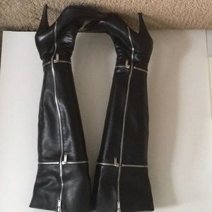 YSL thigh high boots turn your world upside down!